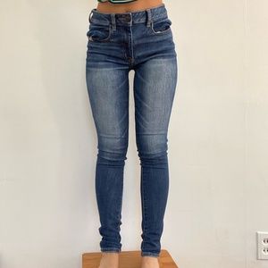 American Eagle Dark Wash Hi-Rise Jeggings